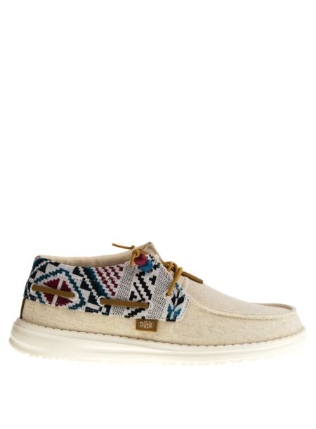 Heydude Dames veterschoenen beige