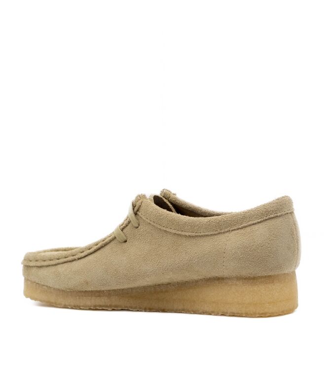 Clarks Originals Clarks Originals dames veterschoenen beige Maple Suede Clarks Original Dames Lage Veterschoenen in Beige online kopen