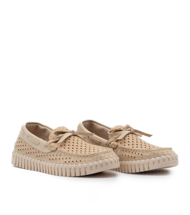 Ilse Jacobsen Dames Lage Veterschoenen in Zand online kopen