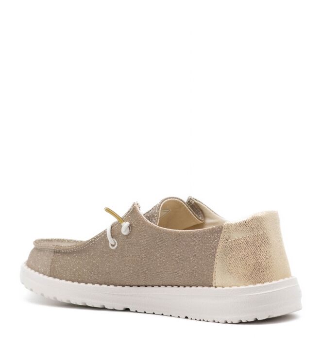 HeyDude  Dames Veterschoen Rubberzool Gou 