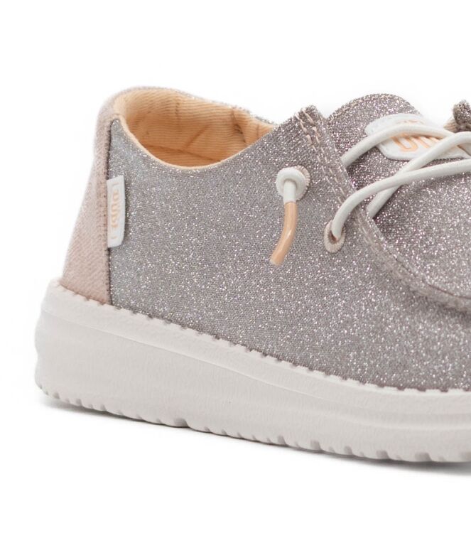 HeyDude  Dames Veterschoen Rubberzool Gou 