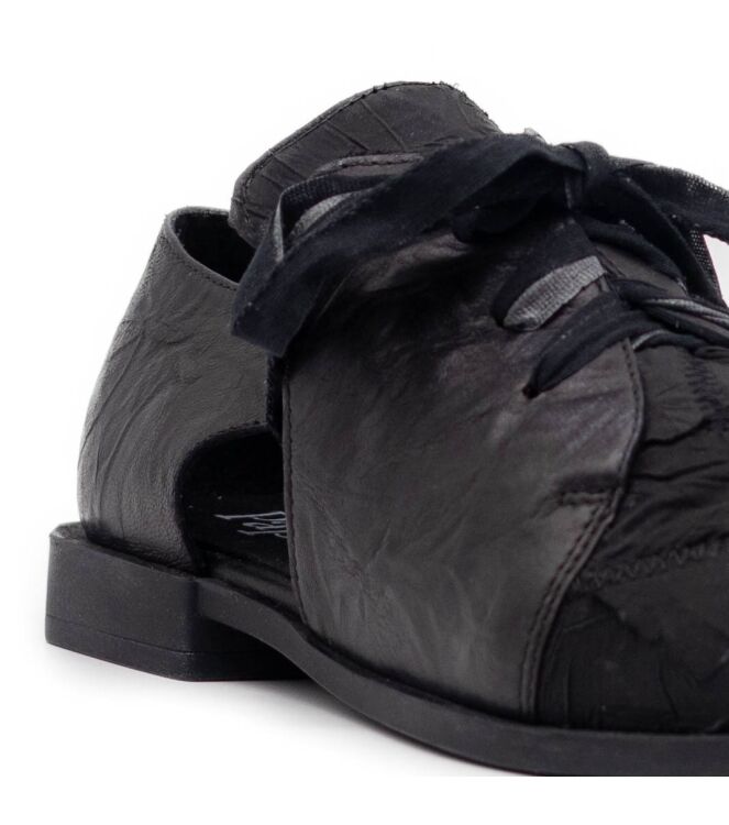 papucei papucei dames veterschoen rubberzool Black papucei Dames Veterschoen Rubberzool