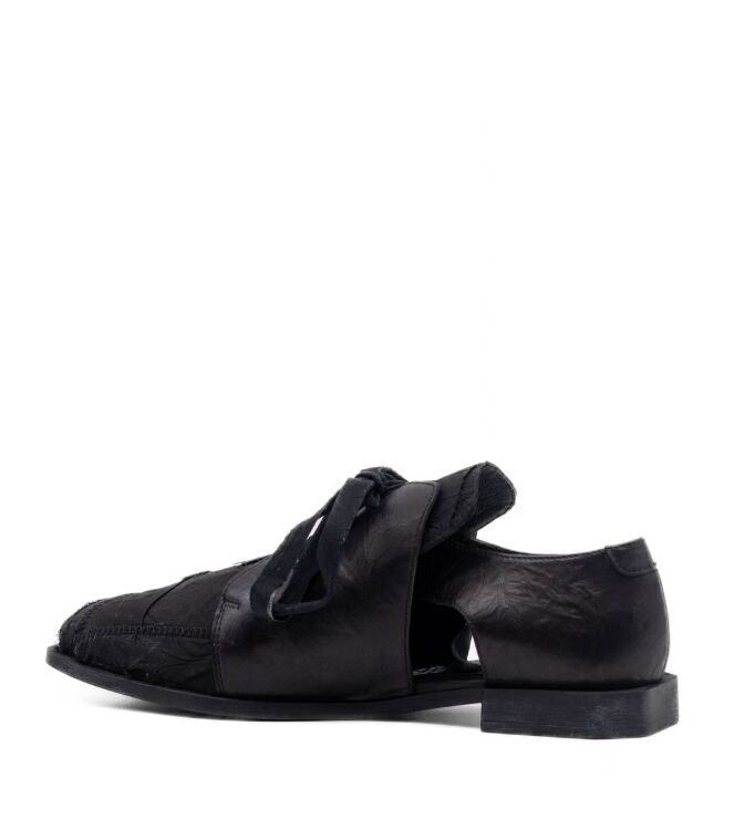 papucei papucei dames veterschoen rubberzool Black papucei Dames Veterschoen Rubberzool