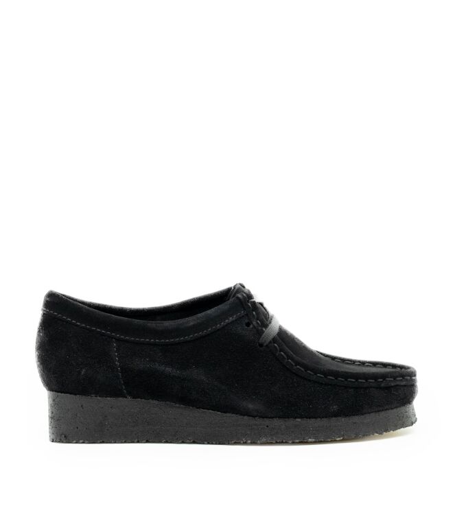 Clarks Originals Clarks Originals dames veterschoenen zwart Black Suede Clarks Original Dames Lage Veterschoenen in Zwart online kopen