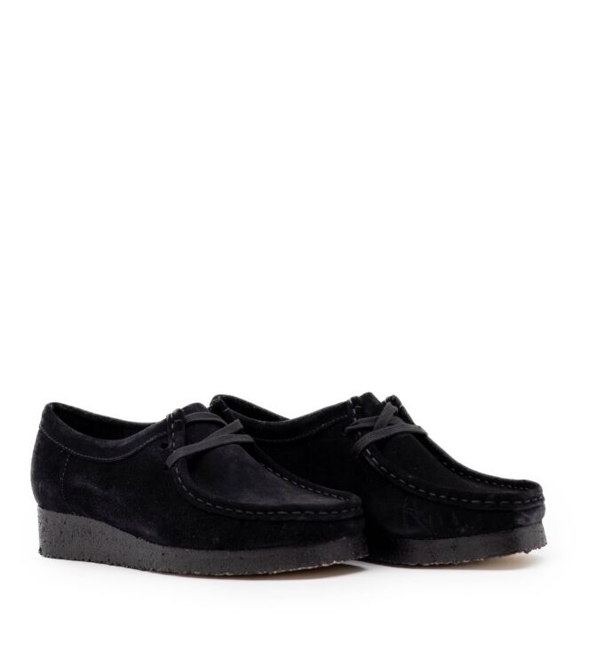 Clarks Originals Clarks Originals dames veterschoenen zwart Black Suede Clarks Original Dames Lage Veterschoenen in Zwart online kopen