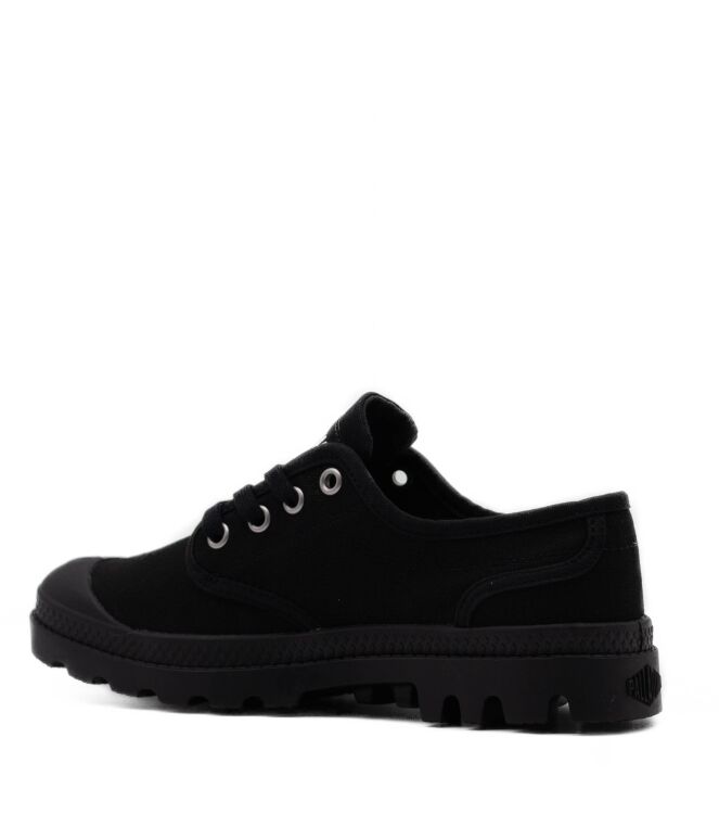 Palladium Palladium dames veterschoen rubberzool zwa Black Palladium Dames Lage Veterschoenen in Zwart online kopen