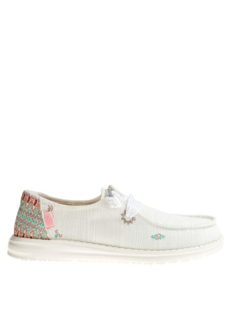 Heydude Dames veterschoenen wit