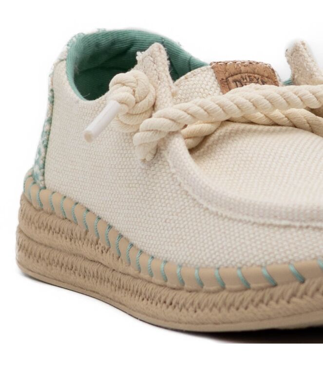 HeyDude  Dames Veterschoen Rubberzool Wi 