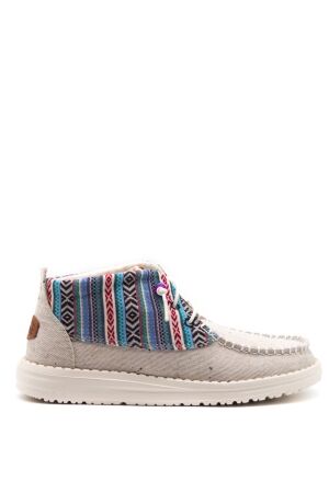HeyDude dames veterschoenen grijs
