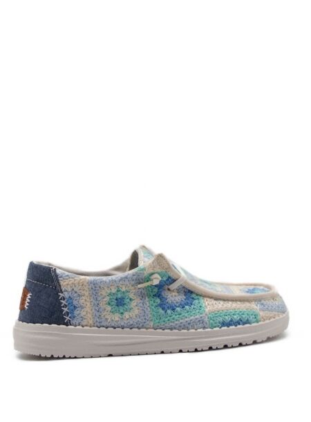 Heydude Dames veterschoenen blauw