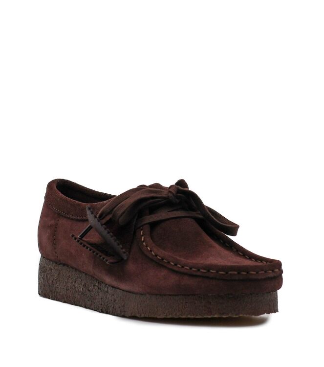 Clarks Originals Clarks Originals dames veterschoenen bruin suede Chocolate Suede Clarks Original Dames Lage Veterschoenen in Bruin online kopen
