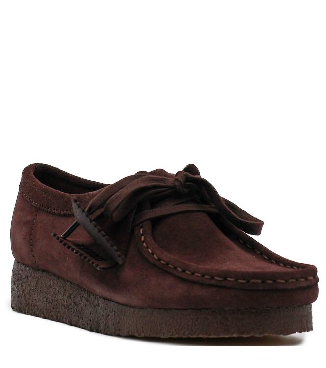 Clarks Originals Clarks Originals dames veterschoenen bruin suede Chocolate Suede Clarks Original Dames Lage Veterschoenen in Bruin online kopen