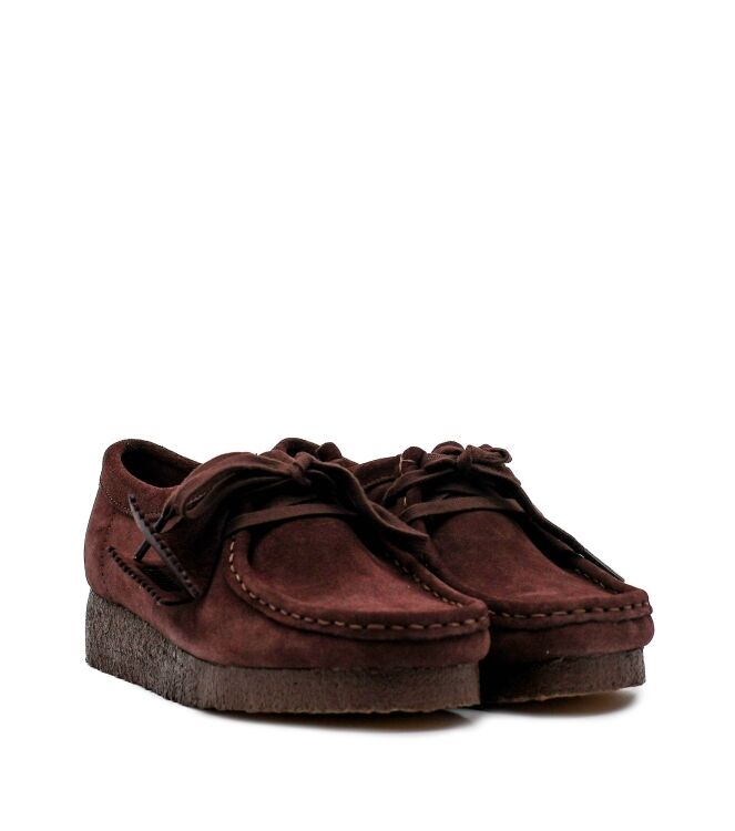 Clarks Originals Clarks Originals dames veterschoenen bruin suede Chocolate Suede Clarks Original Dames Lage Veterschoenen in Bruin online kopen