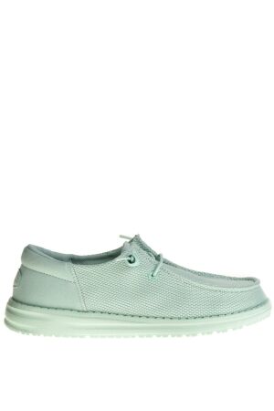 HeyDude dames veterschoenen mint