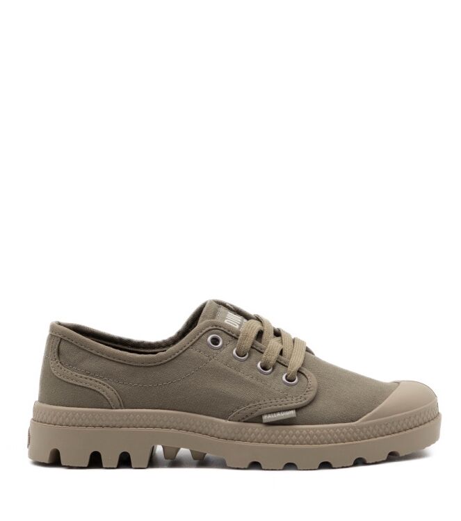 Palladium Dames Lage Veterschoenen in Groen online kopen