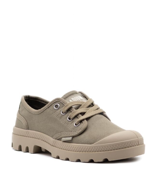 Palladium Dames Lage Veterschoenen in Groen online kopen