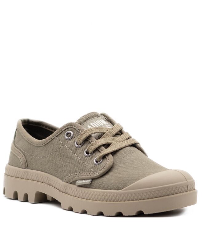 Palladium Dames Lage Veterschoenen in Groen online kopen