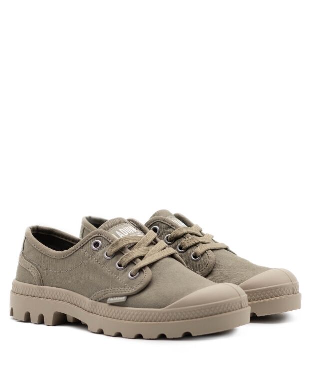 Palladium Dames Lage Veterschoenen in Groen online kopen