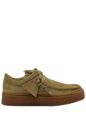 Clarks Originals dames veterschoenen beige suede