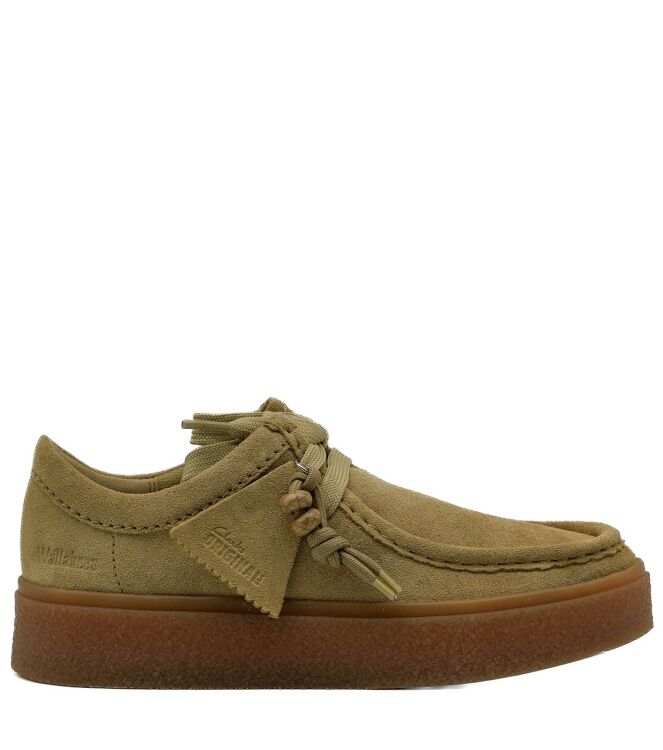 Clarks Originals Clarks Originals dames veterschoenen beige suede Maple Suede Clarks Originals dames veterschoenen beige suede 05 beige Direct leverbaar uit de webshop van www.taft.nl/