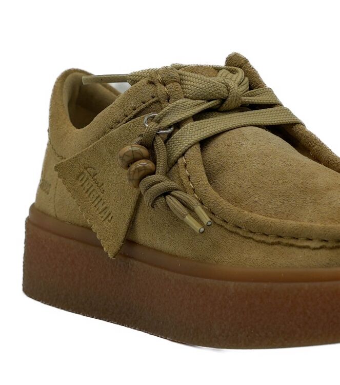 Clarks Originals Clarks Originals dames veterschoenen beige suede Maple Suede Clarks Originals dames veterschoenen beige suede 05 beige Direct leverbaar uit de webshop van www.taft.nl/