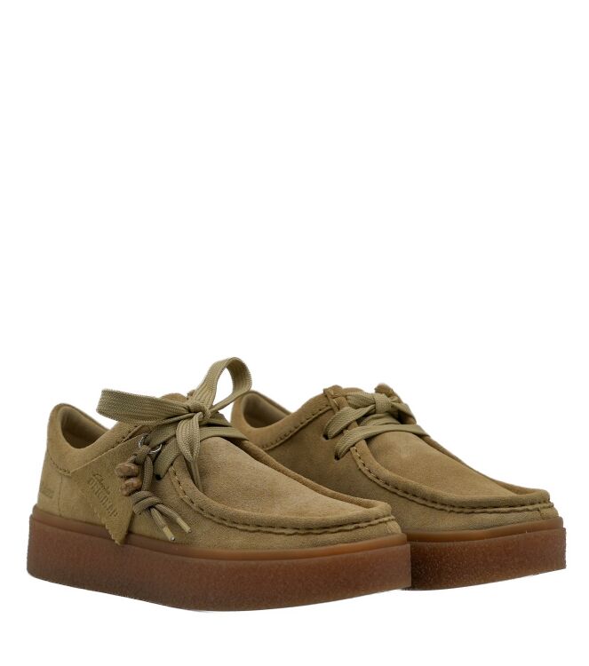 Clarks Originals Clarks Originals dames veterschoenen beige suede Maple Suede Clarks Originals dames veterschoenen beige suede 05 beige Direct leverbaar uit de webshop van www.taft.nl/