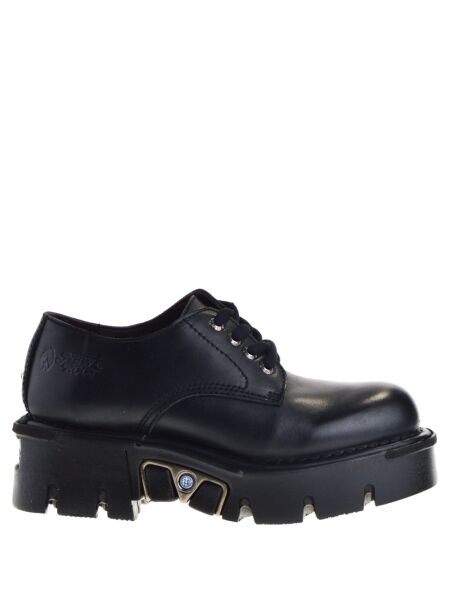New rock New Rock Platform Shoes Laces Black for Women