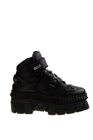 New Rock dames plateau schoenen zwart
