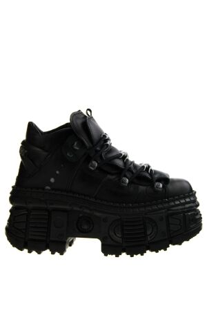 new rock New Rock Shoe Laces Black for Woman