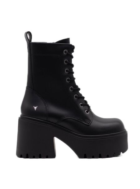 Windsor smith Dames veterschoen zwart