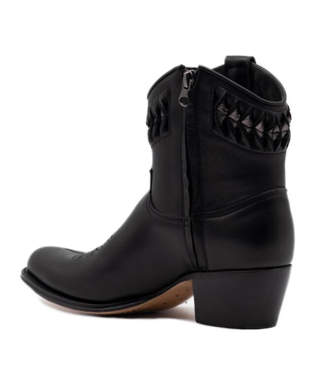 Sendra Boots Sendra Boots dames westernboots zwart Salvaje Negro Sendra Boots dames westernboots zwart 11 zwart leer Direct leverbaar uit de webshop van www.taft.nl/