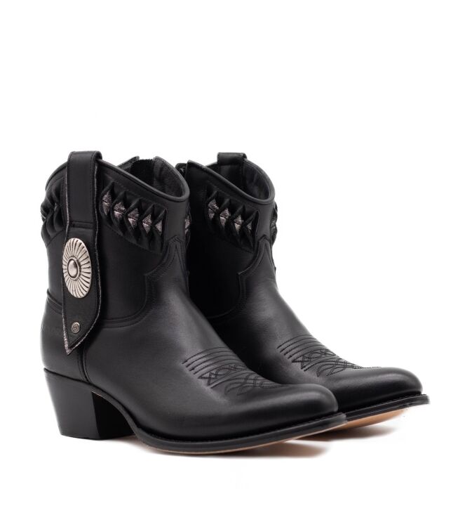 Sendra Boots Sendra Boots dames westernboots zwart Salvaje Negro Sendra Boots dames westernboots zwart 11 zwart leer Direct leverbaar uit de webshop van www.taft.nl/