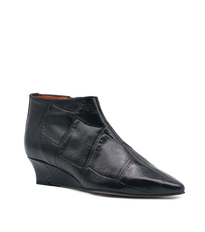 Angel Alarcon Angel Alarcon dames enkellaarsje zwart Big Negro Angel Alarcon Dames Enkellaarzen in Zwart online kopen