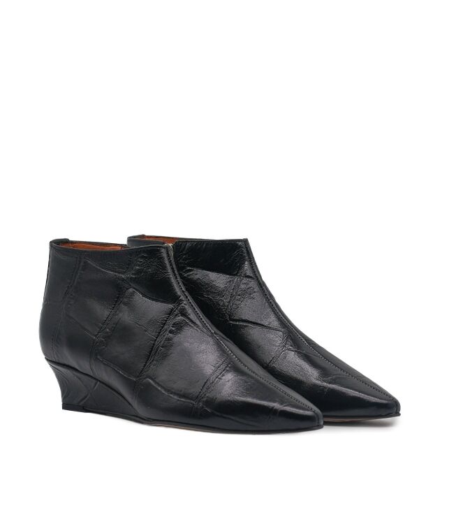 Angel Alarcon Angel Alarcon dames enkellaarsje zwart Big Negro Angel Alarcon Dames Enkellaarzen in Zwart online kopen