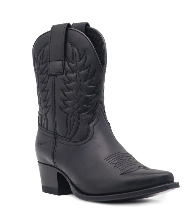 Sendra Dames Enkellaarzen in Zwart online kopen