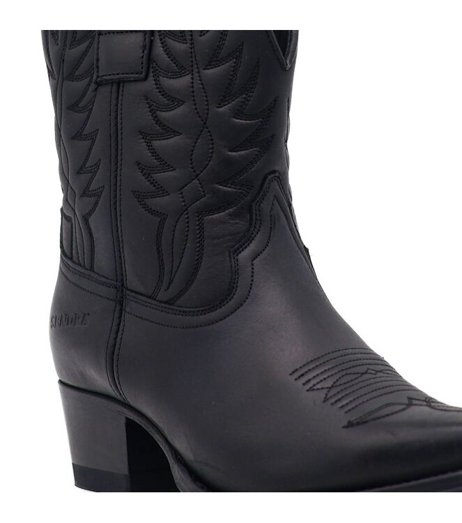 Sendra Dames Enkellaarzen in Zwart online kopen