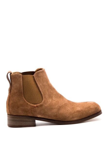 Fabrizio silenzi Dames enkellaarsjes bruin suede