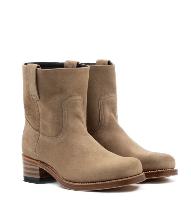 Sendra Dames Enkellaarzen in Naturel online kopen