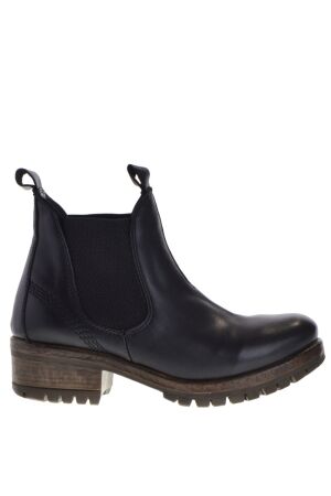 Lazamani dames chelseaboots zwart