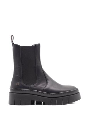 Art dames enkellaarsjes zwart