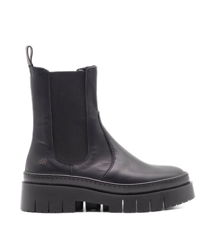 Art Art dames enkellaarsjes zwart Nappa Black - Black Sole Art Dames enkellaarsjes in Zwart online kopen