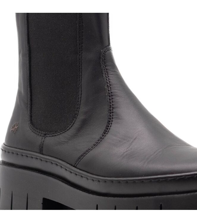 Art Art dames enkellaarsjes zwart Nappa Black - Black Sole Art Dames enkellaarsjes in Zwart online kopen