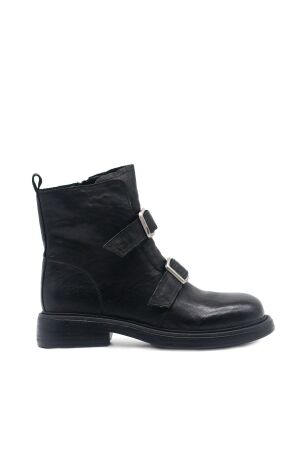 all black dames enkellaarsjes zwart