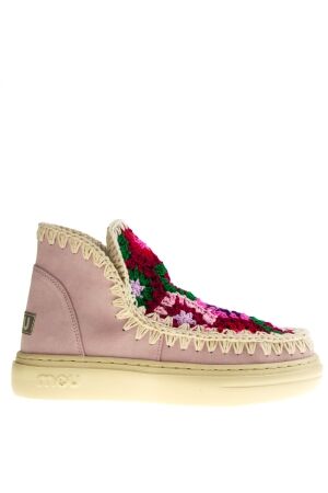 Mou dames enkellaarsjes licht roze