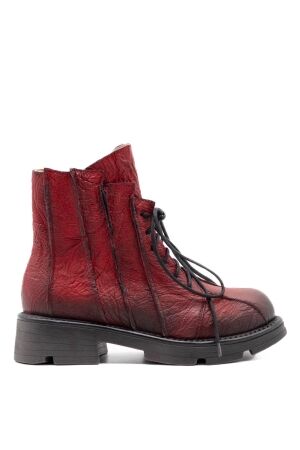 Papucei dames veterboots rood