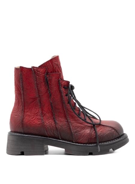 Papucei Dames veterboots rood