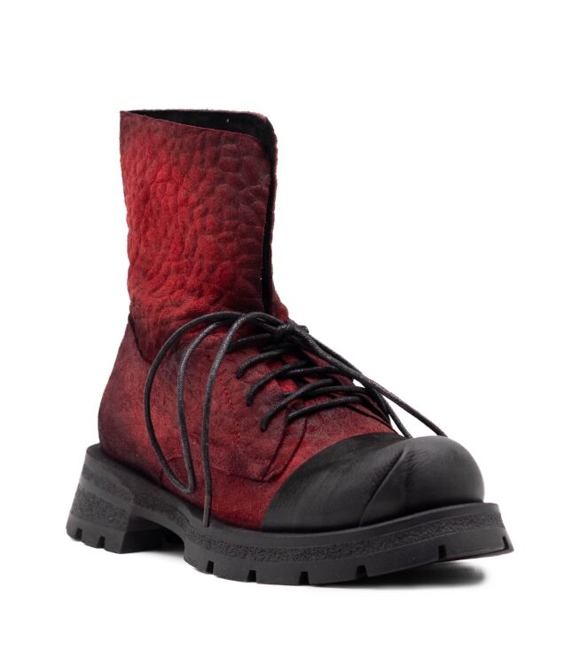 papucei papucei dames enkellaars rubberzool rood Red papucei Dames Enkellaars Rubberzool Rood
