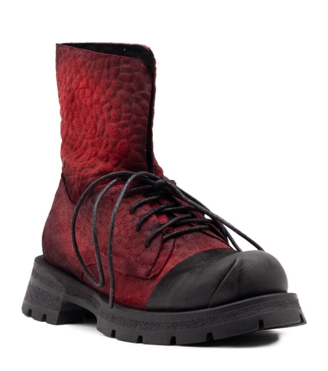 papucei papucei dames enkellaars rubberzool rood Red papucei Dames Enkellaars Rubberzool Rood