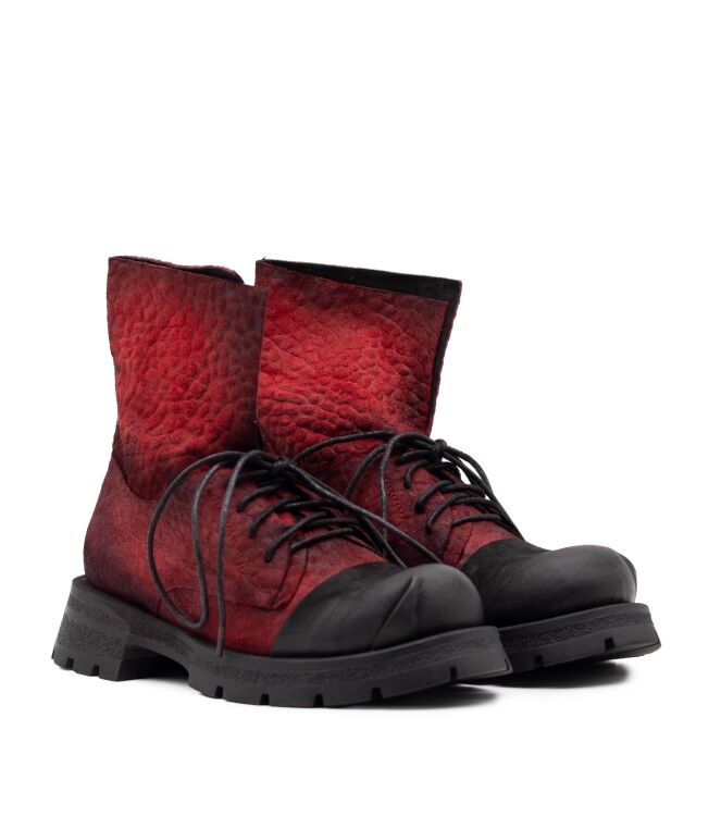 papucei papucei dames enkellaars rubberzool rood Red papucei Dames Enkellaars Rubberzool Rood