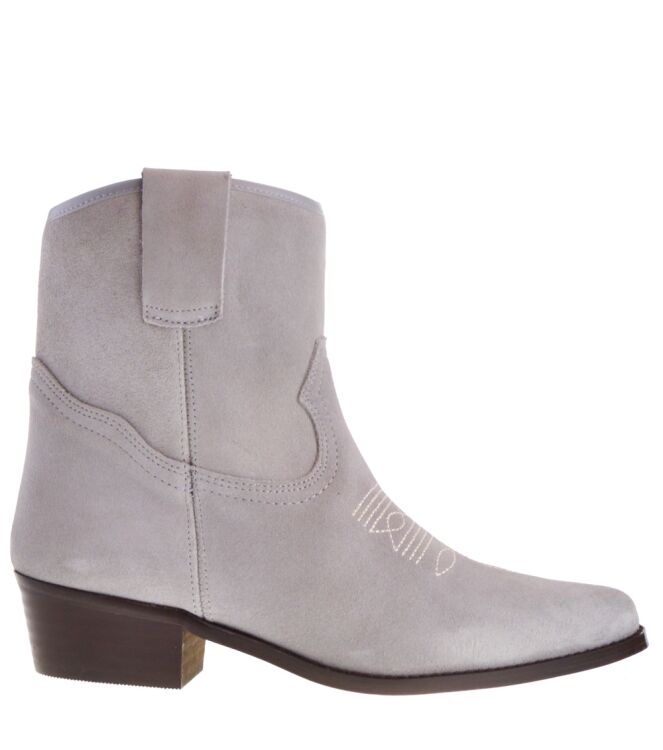 Grey western ankle boots hotsell